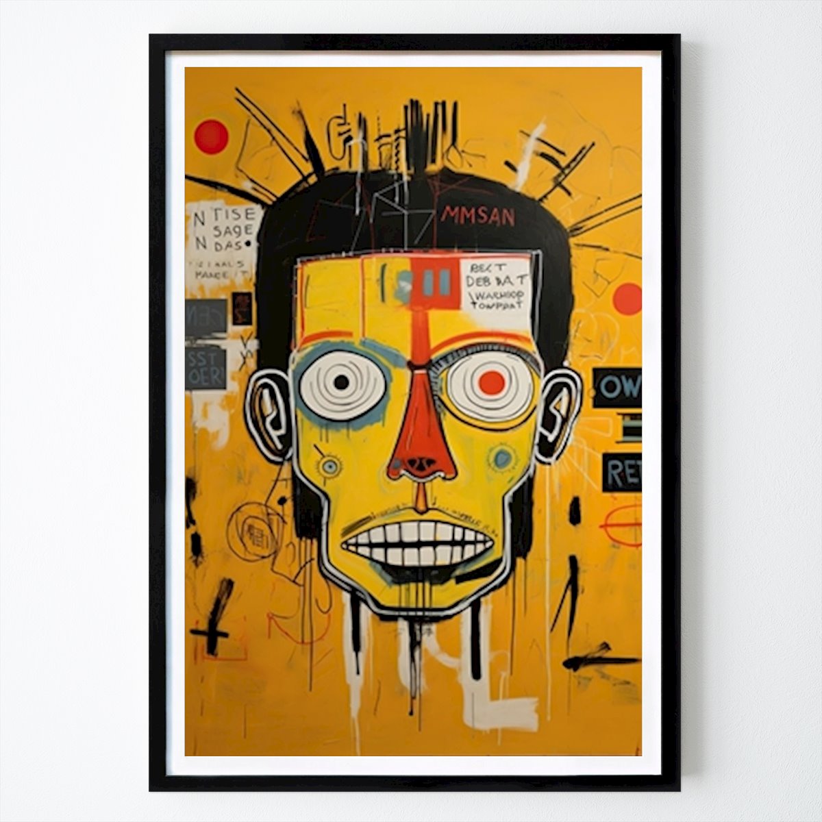 Pop Art Poster: "graffiti gatukonst "guld"" av Max Haves