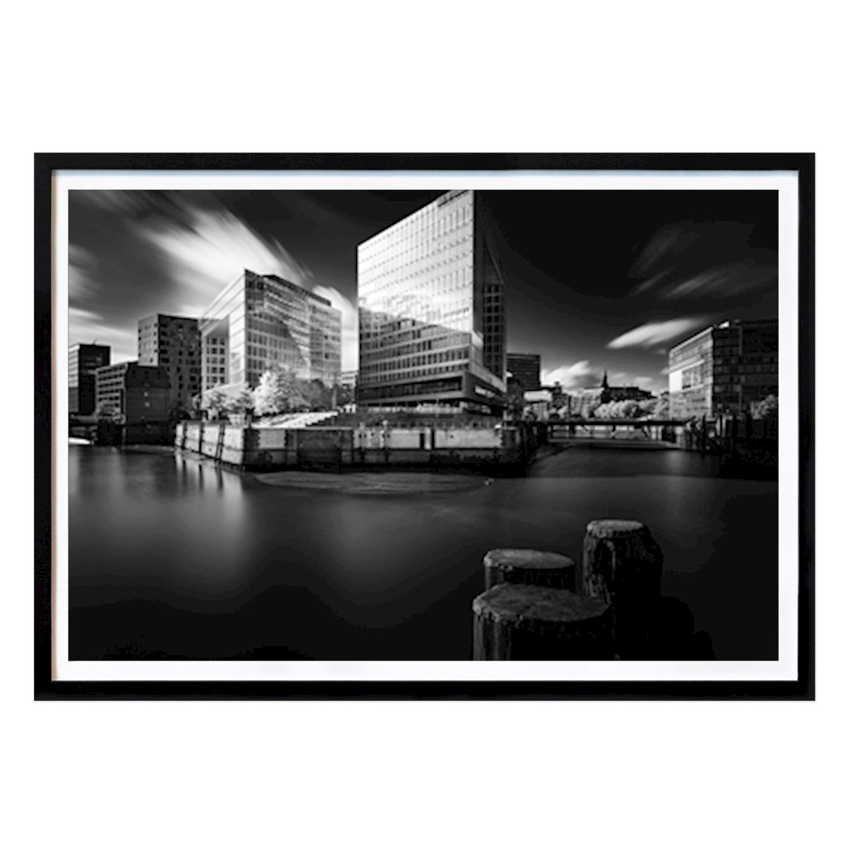 Hamburg Poster: The Mirror by Herr W.