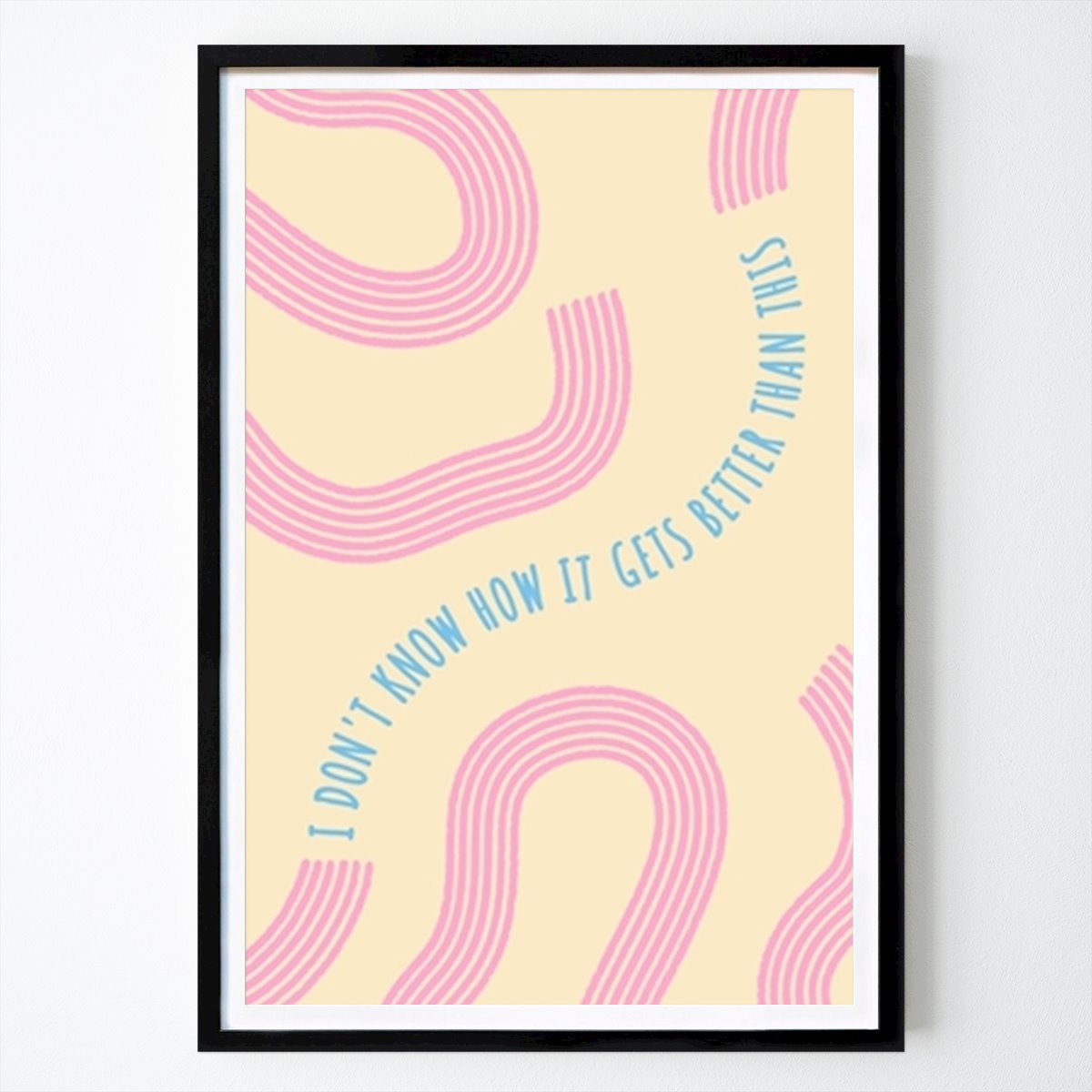 Freizeit Poster: Besser als diese Lyrik von Wealth on Canvas