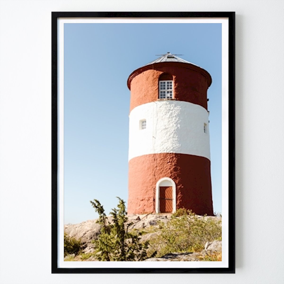 Places & Cities Poster: Lighthouse In Sweden by Manon Galama