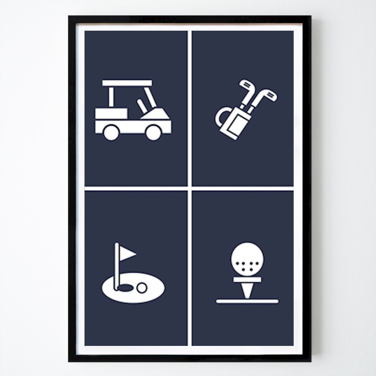 Freizeit Poster: Golf-Ikonen von Lars Gustafsson