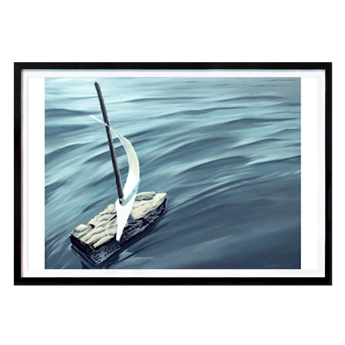 People & Portrait Poster: Bark Boat by Daniel Andersson