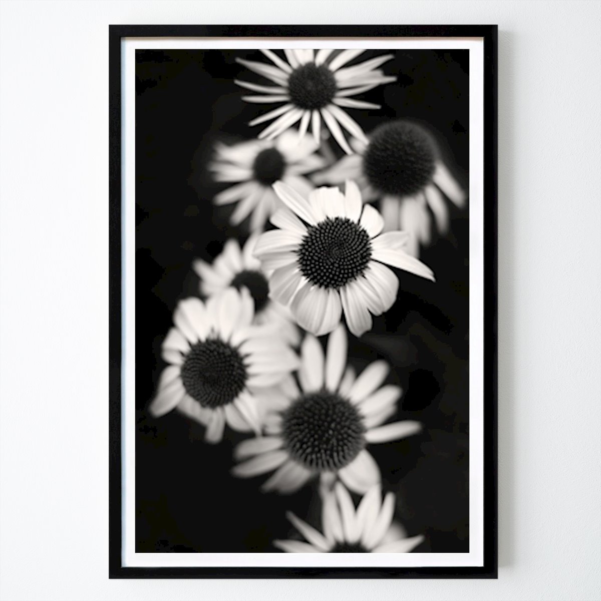 Bianco e nero Poster: "Vit solhatt "Sentirsi bianchi"" di Sandra Li