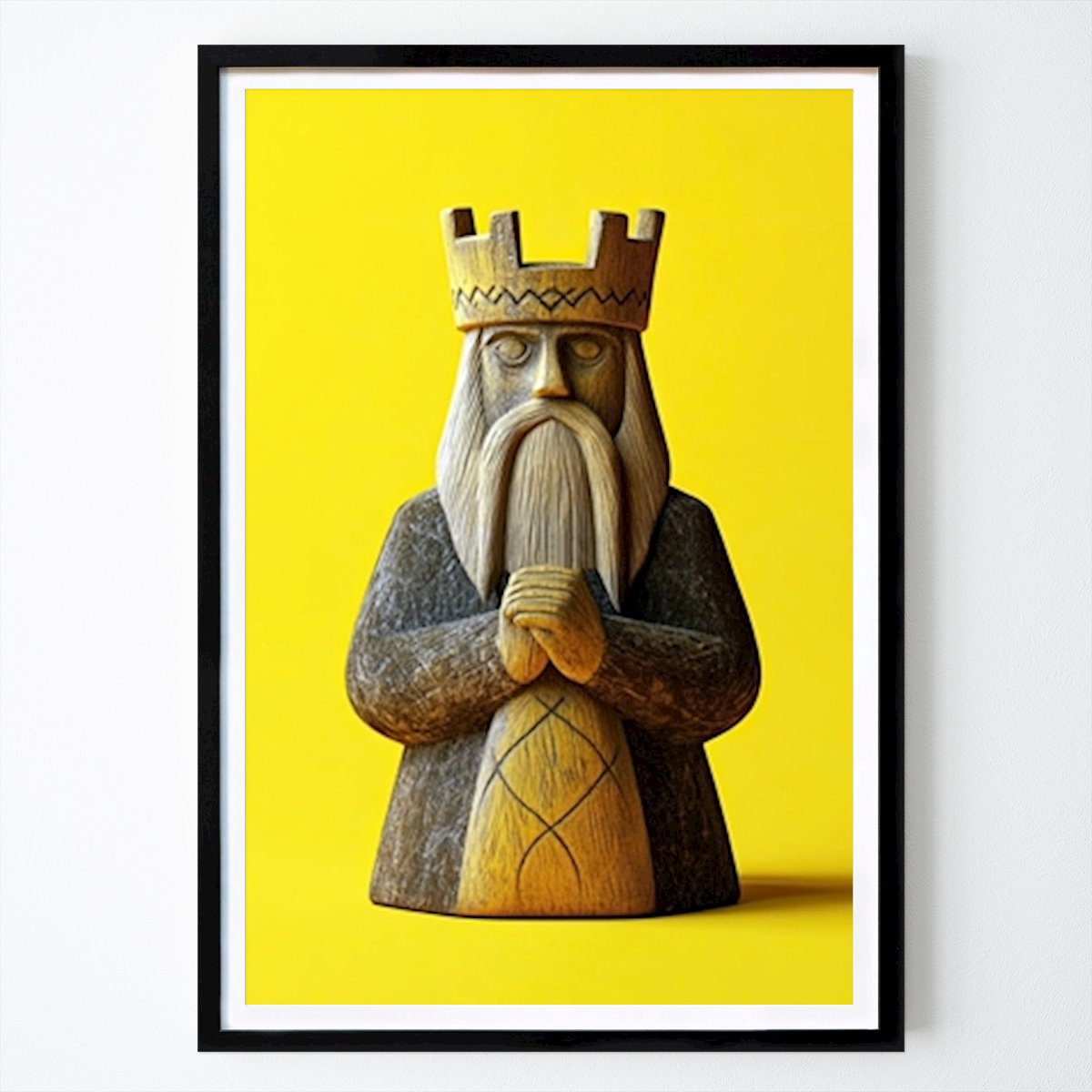 Retro & Vintage Poster: Vigília do Rei Viking de Chess Aesthetics