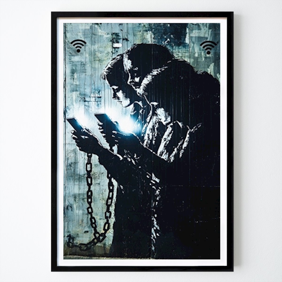 Pop Art Poster: Schiavi digitali Banksy Art di Alex Morgan