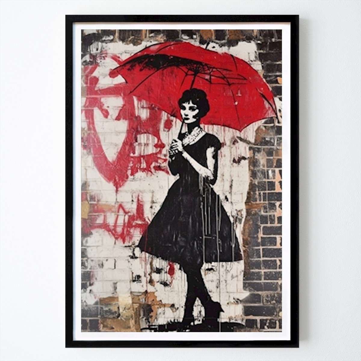 Pop Art Póster: Audrey Hepburn x Banksy de Decker Studios