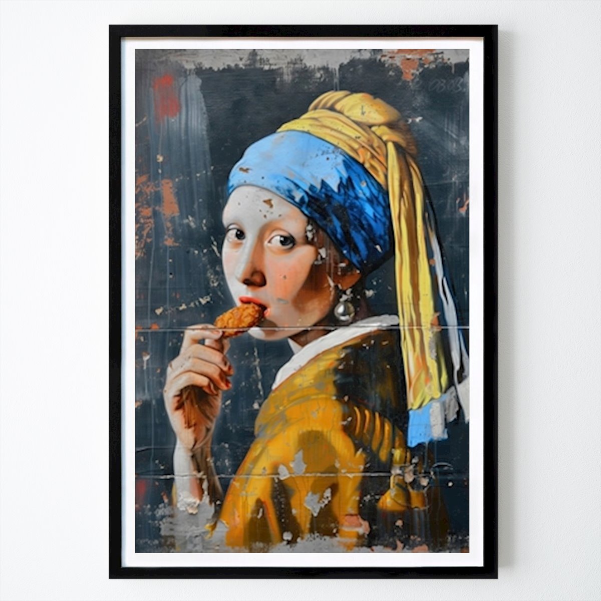 Kjøkken Plakat: Perle øredobber x Nugget av Decker Studios