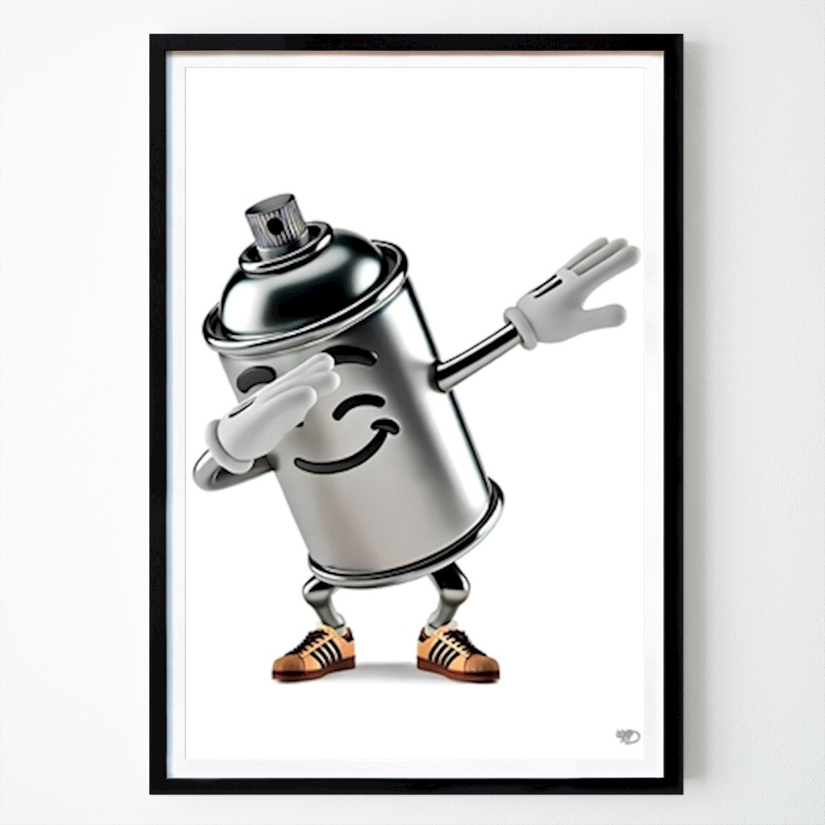 People & Portrait Poster: Spraycan dapping move by Marko Kurth, Heimatkiosk