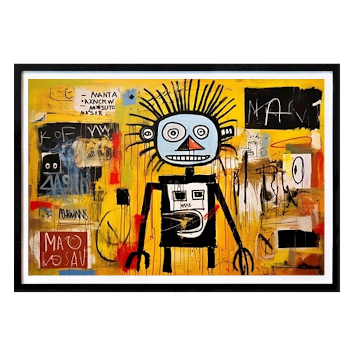 Pop Art Poster: "graffiti gatukonst "guld"" av Max Haves