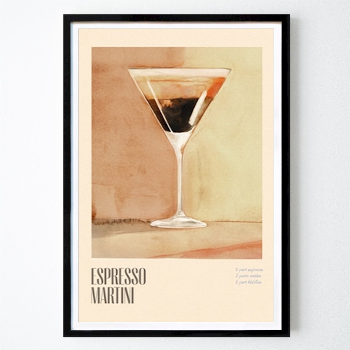Mens & Portret Poster: Espresso Martini van Mare mare