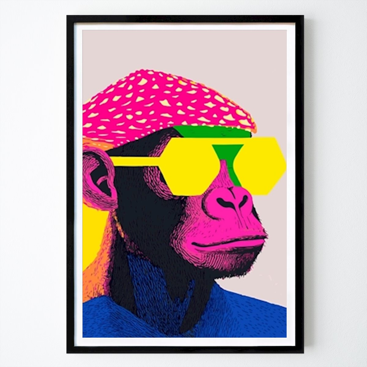Pop Art Poster: Coola apan av Andreas Magnusson