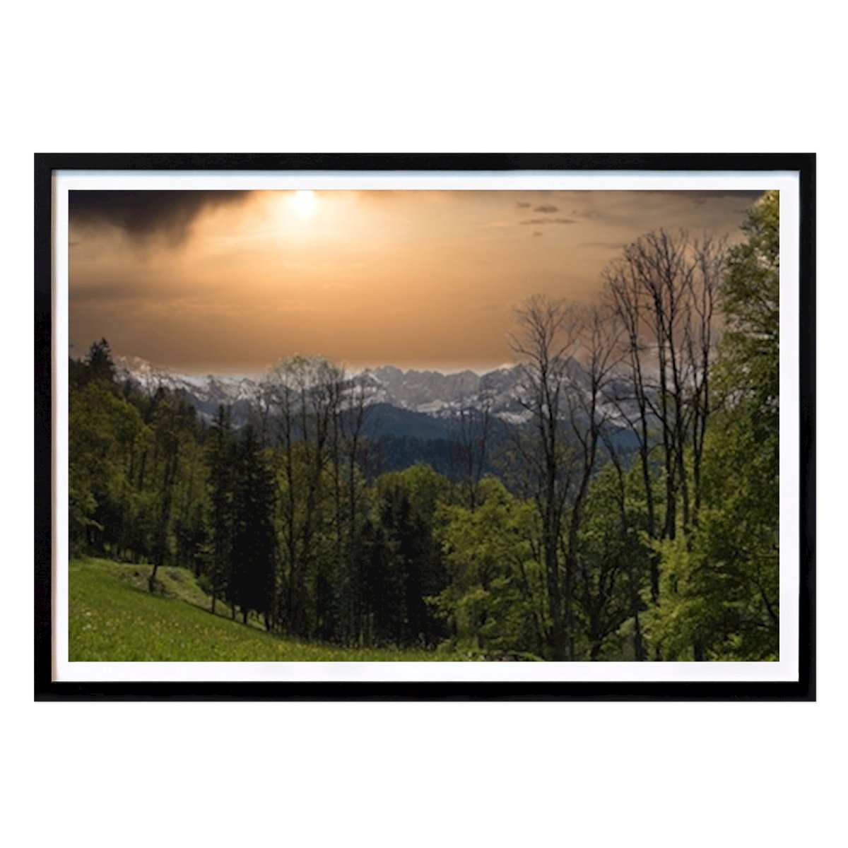 Bavaria Poster: Dramatic Sky by André Baur