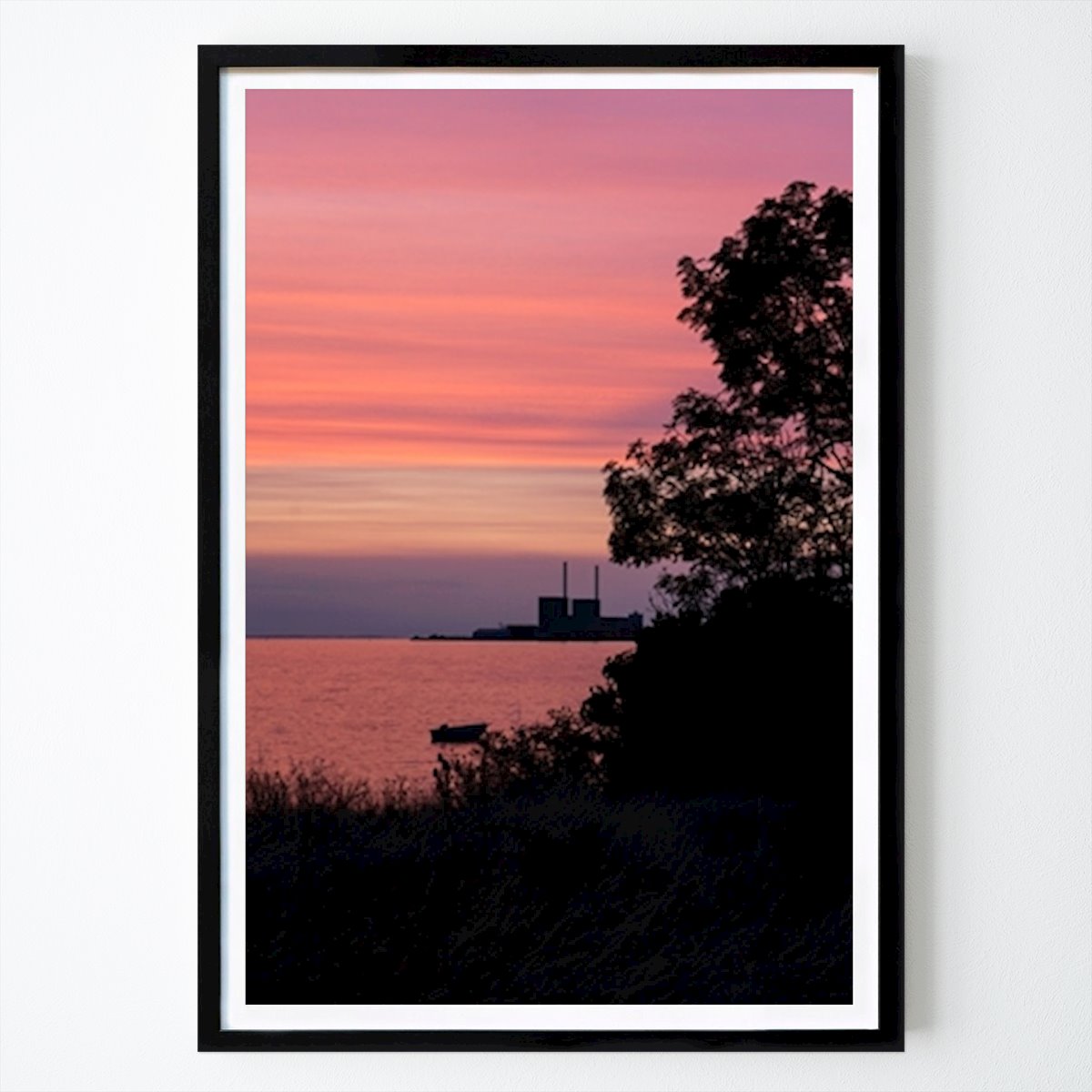 Nature Poster: Sunset at Barsebäck by Felix Åradsson