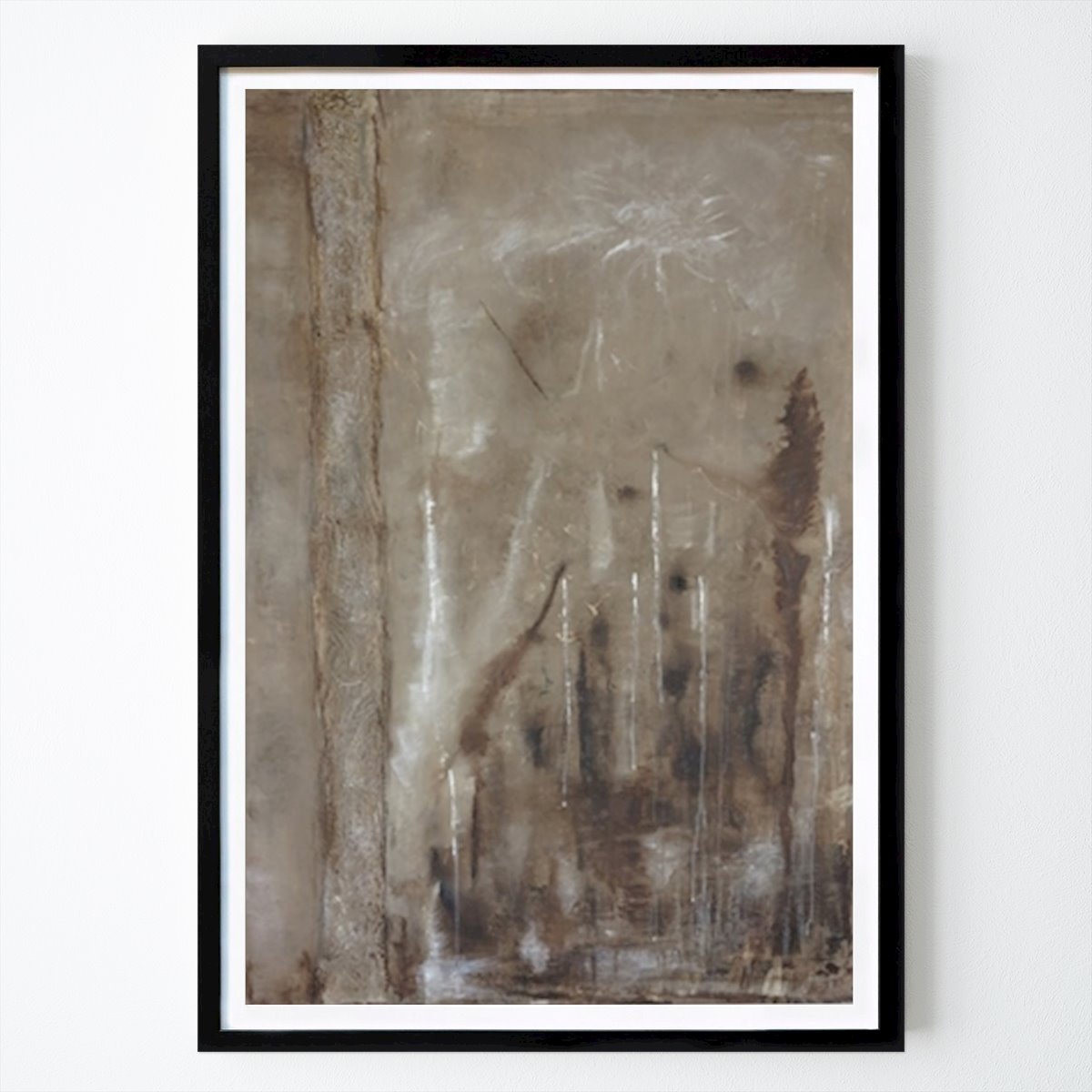 Abstrait Affiche: Silence par Jenny Karlsson