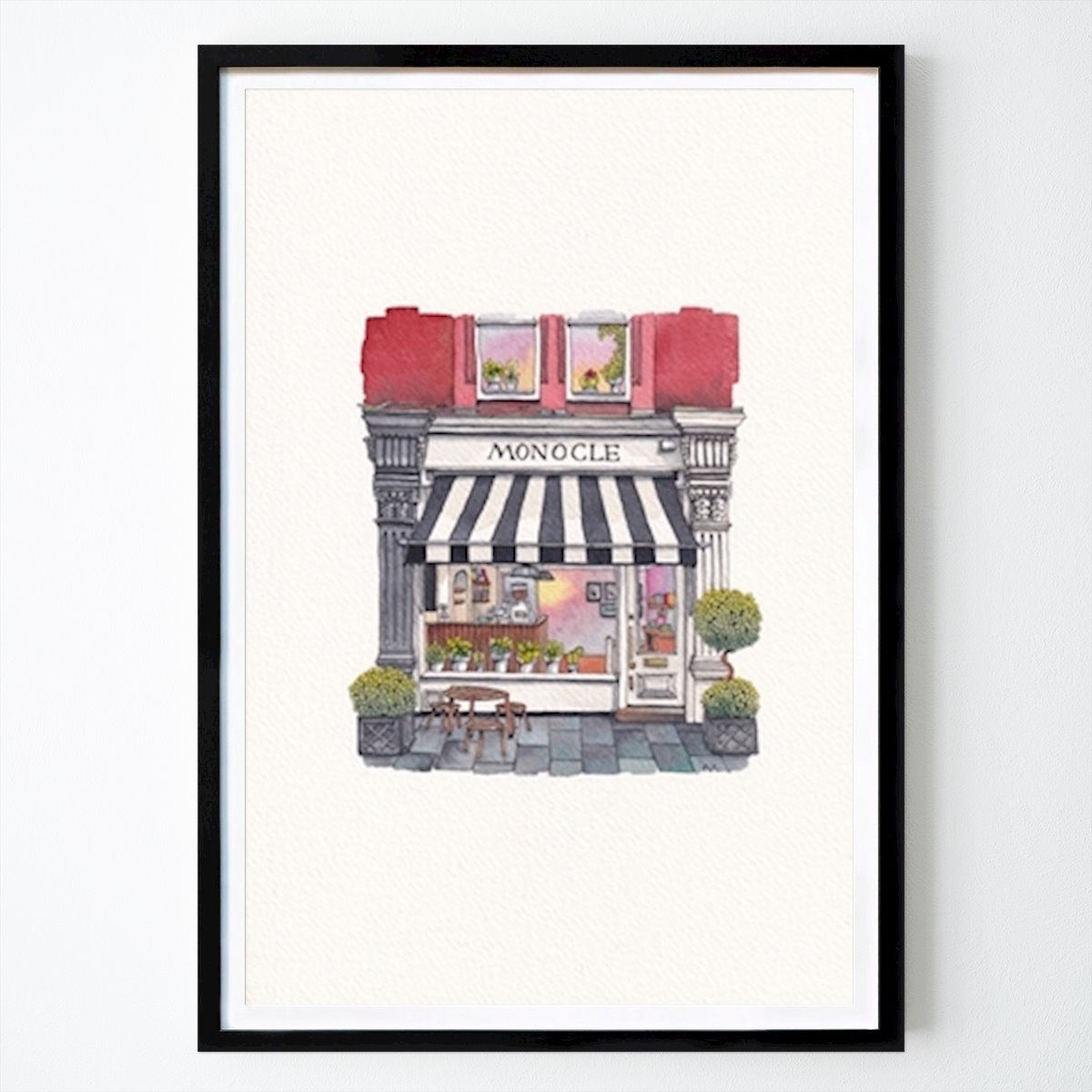 Londres Poster: Café em Londres de Urban Anna