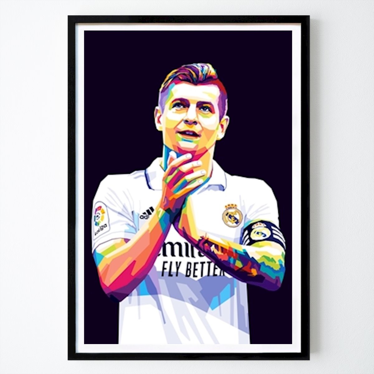 Fotbal Plakát: Toni Kroos Wpap Art od Val houth