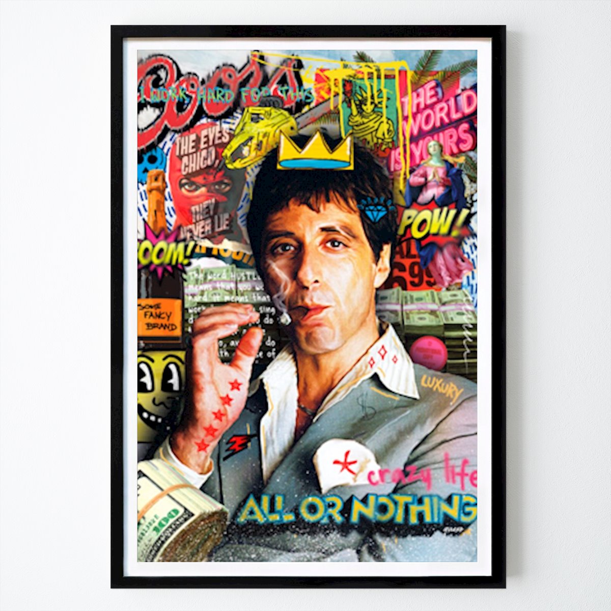 Pop Art Póster: Scarface by Quexo de Ricardoquexo