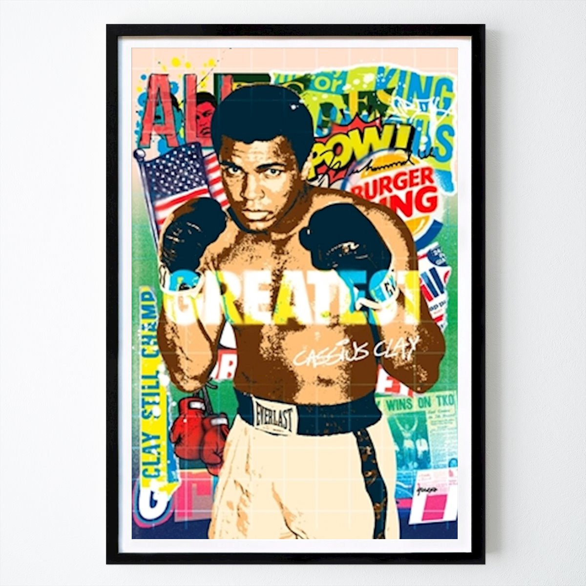 Retro & Vintage Poster: Der Größte, Muhammad. von Ricardoquexo