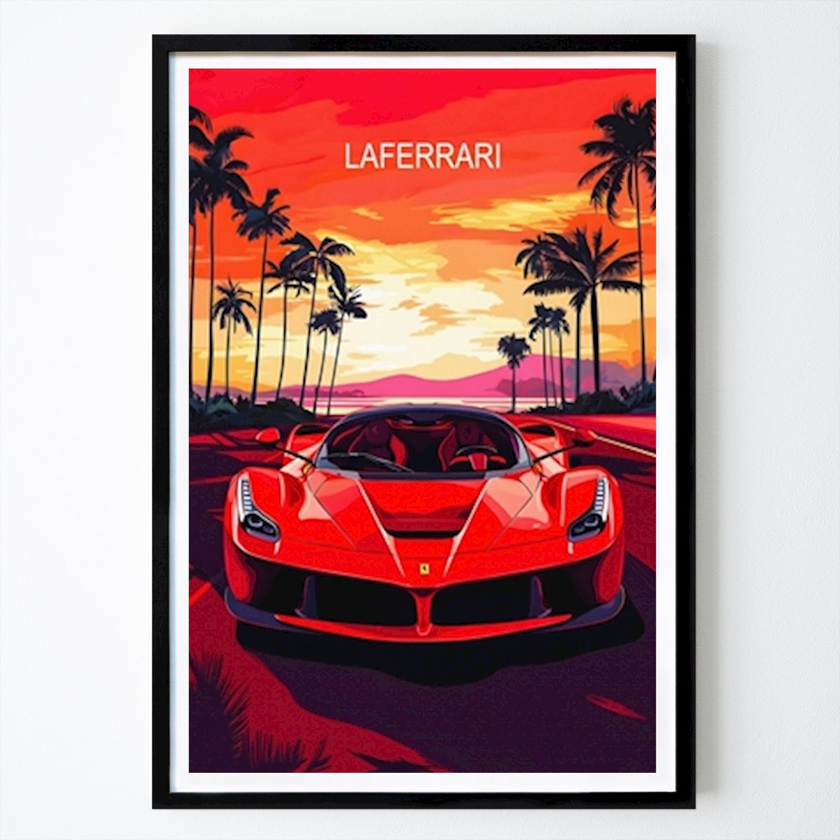 Auto Poster: Ferrari LaFerrari von Moca Safari
