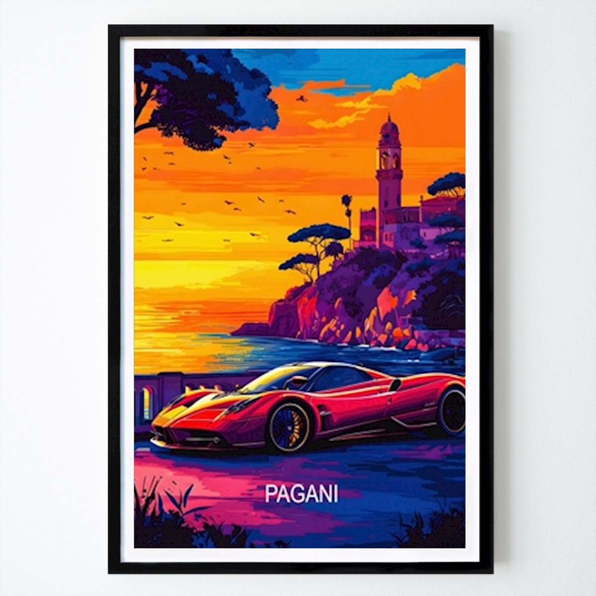 Városok & Országok Poszter: Pagani utópia Moca Safari által