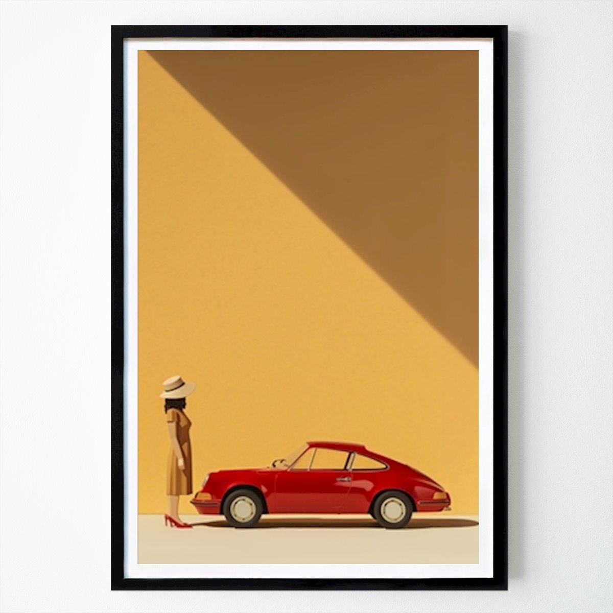 Bil Plakat: Vintage Charm klassisk bil av Cejezed