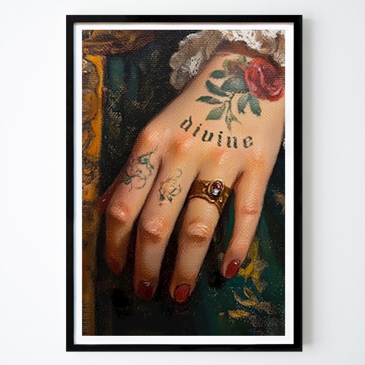 Póster: Divine tattoo de Dikhotomy