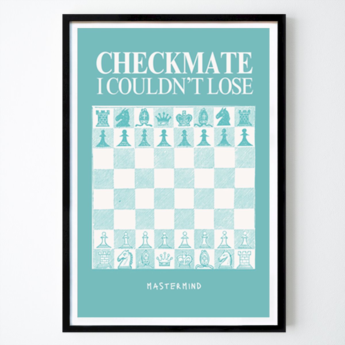 Retro & Vintage Poster: "Schachmatt "Mastermind" Swiftie" von Wealth on Canvas