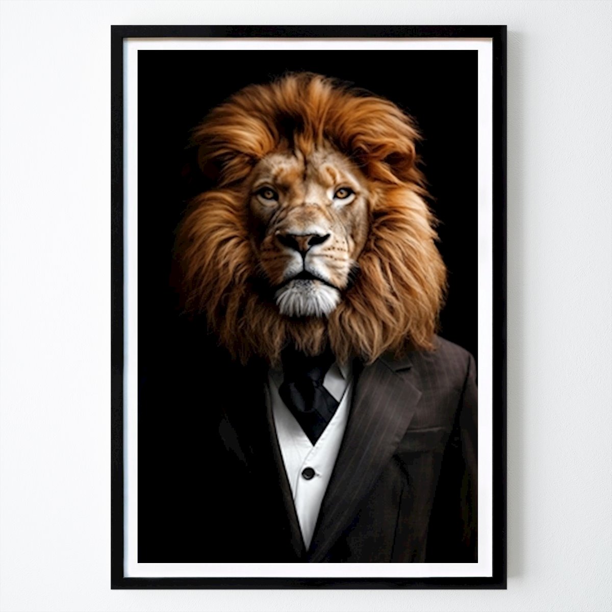 Animals Poster: Wild Suits - Lion by Philippe HUGONNARD
