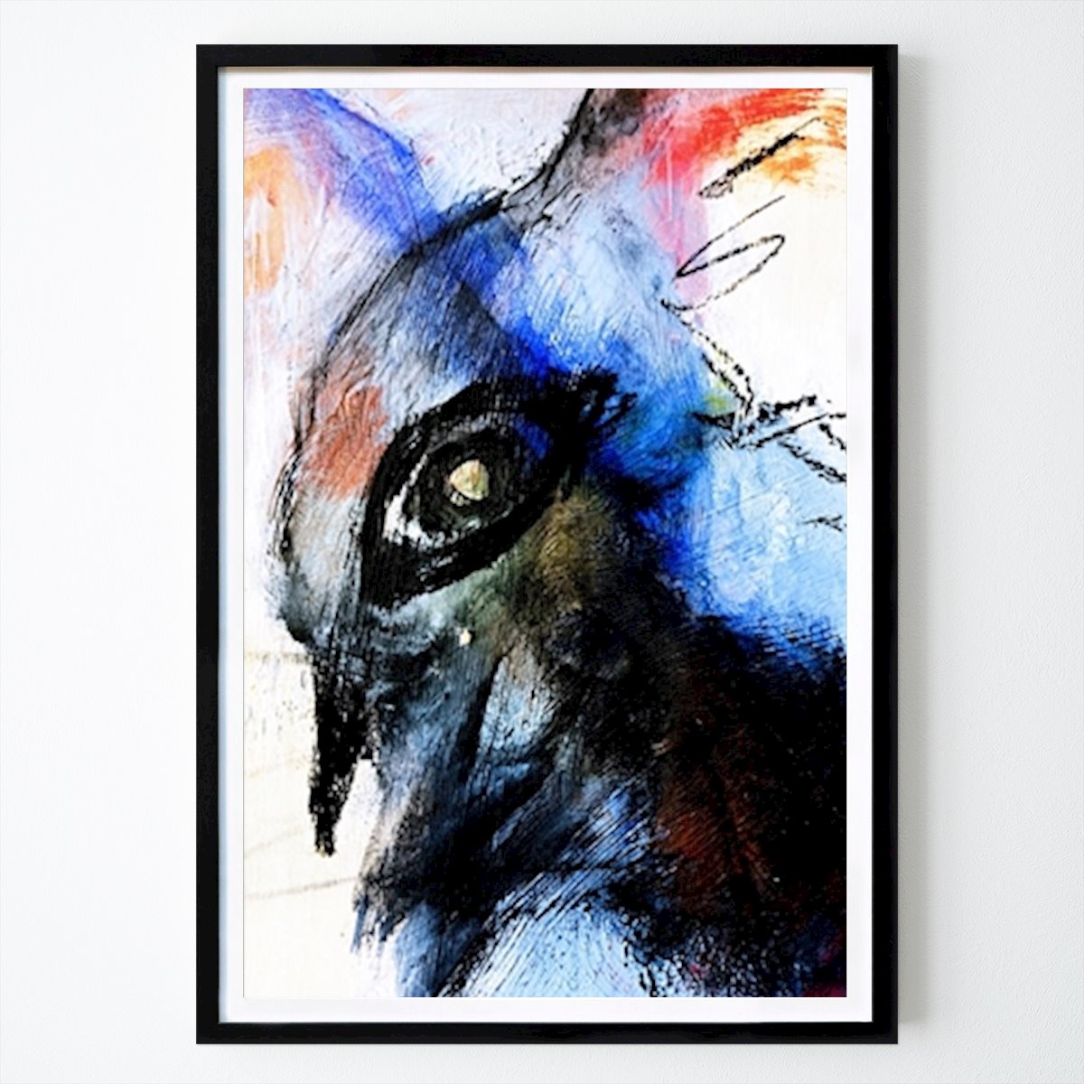 Artistiek Poster: Bird of Paradise Painting van Sara-Lena Möllenkamp