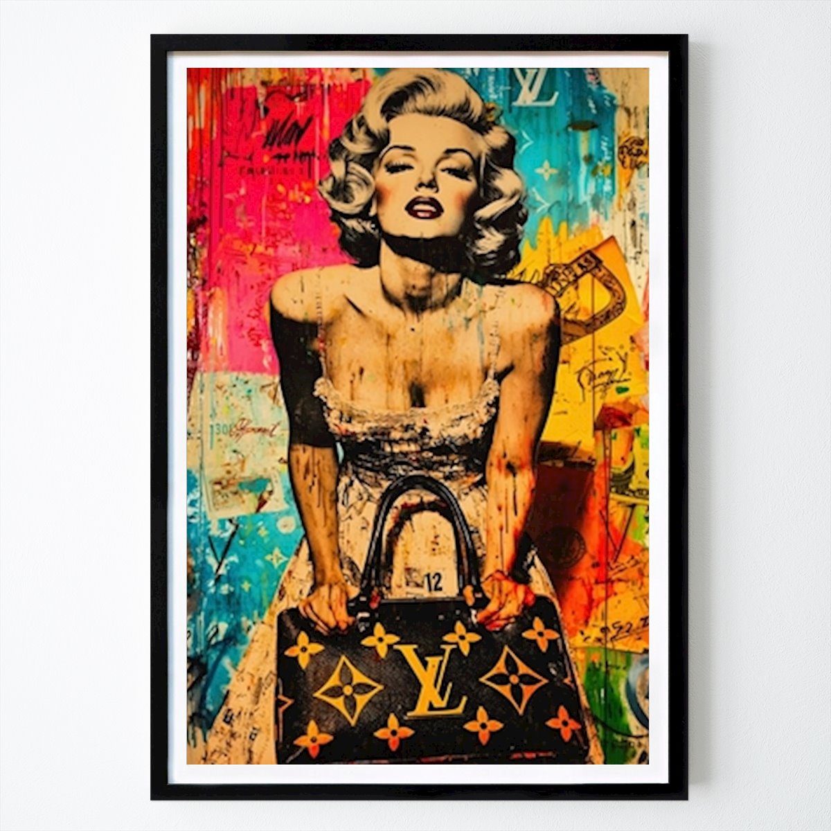 Pop Art Póster: Pop art Marilyn Monroe Moda de Nicolas07