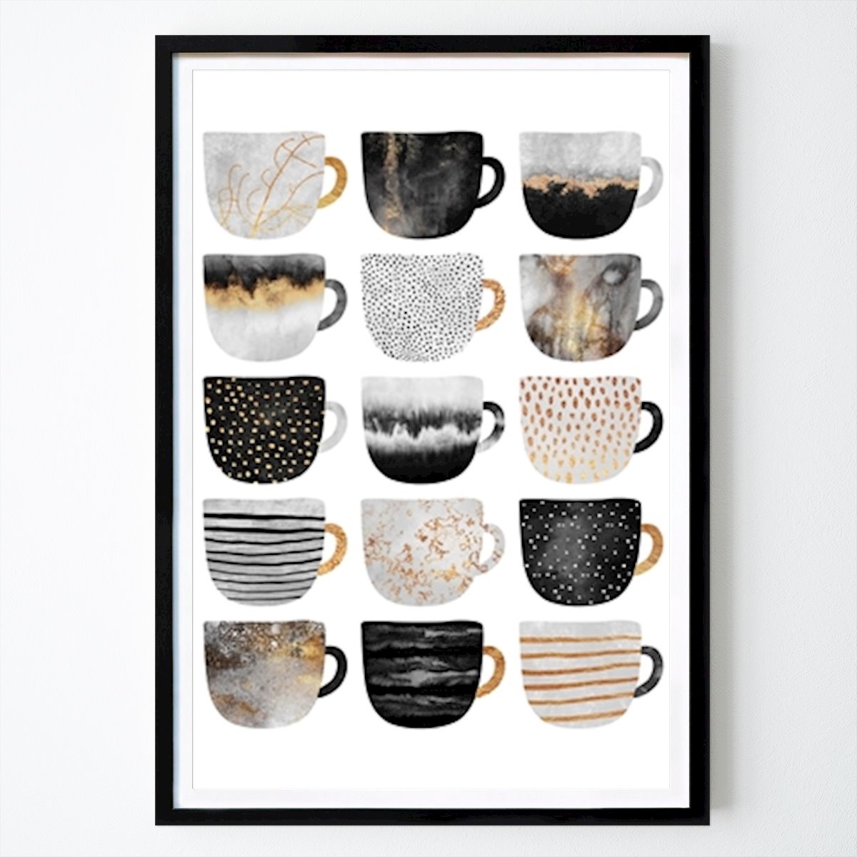 Kjøkken Plakat: Pene kaffekopper #2231930 av Elisabeth Fredriksson