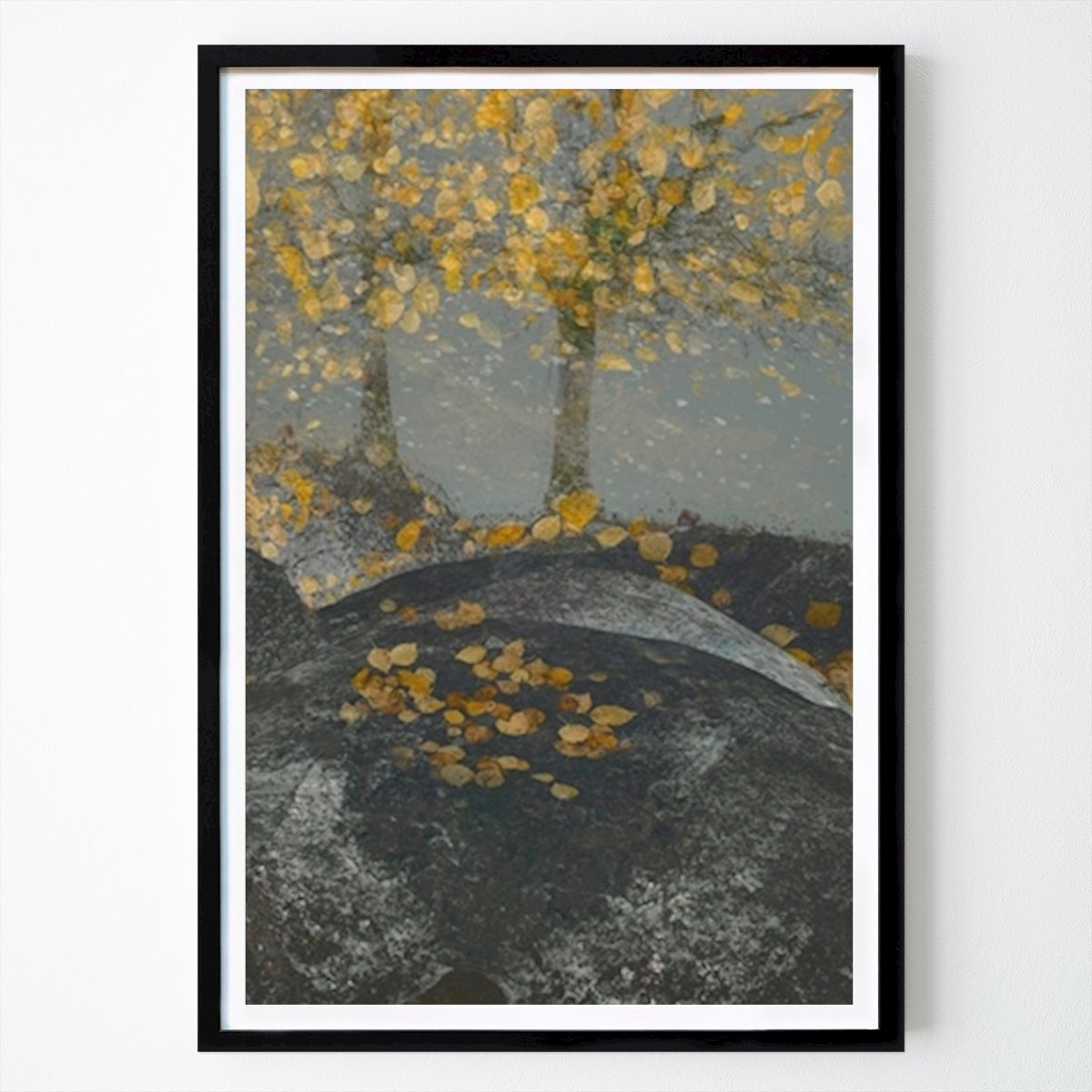 Abstraktes Poster: Fallende Blätter #1984472 von Nel Talen