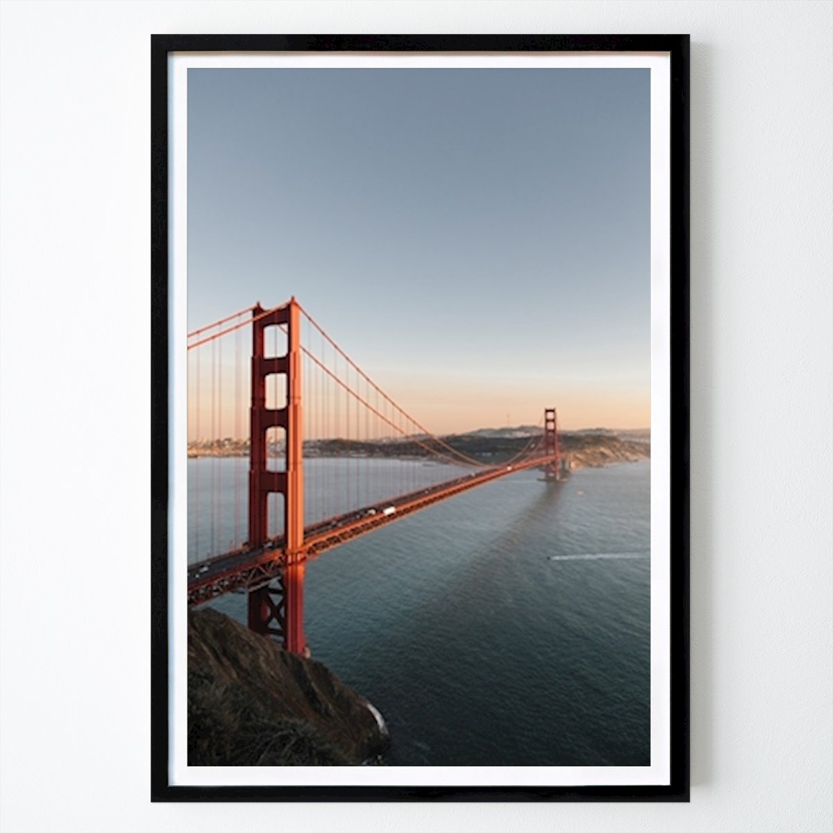 Natur Poster: Die Golden Gate Bridge von Rebecka Rynefelt