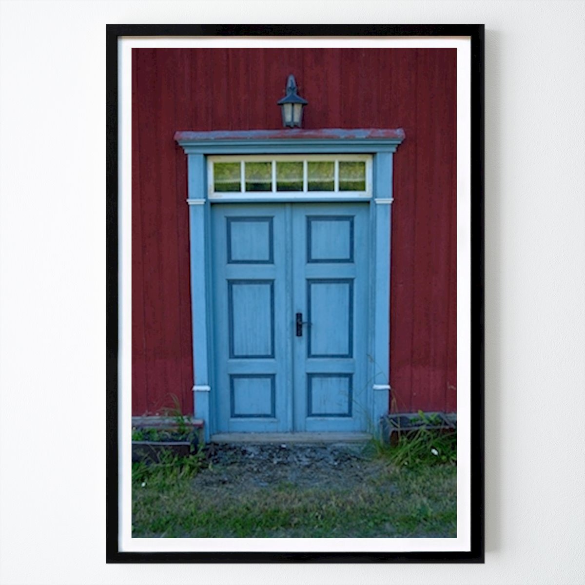 Retro & Vintage Plakat: Blå av Bruno Bach