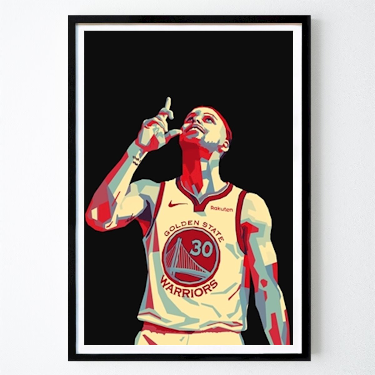 Basketball Poster: Stephen Curry by Mesya Art