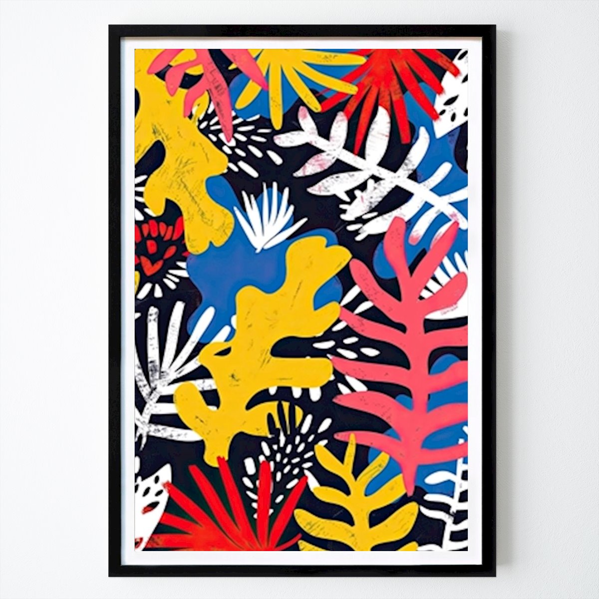Abstrato Poster: Selva inspirada em Matisse de Matisse Vibes