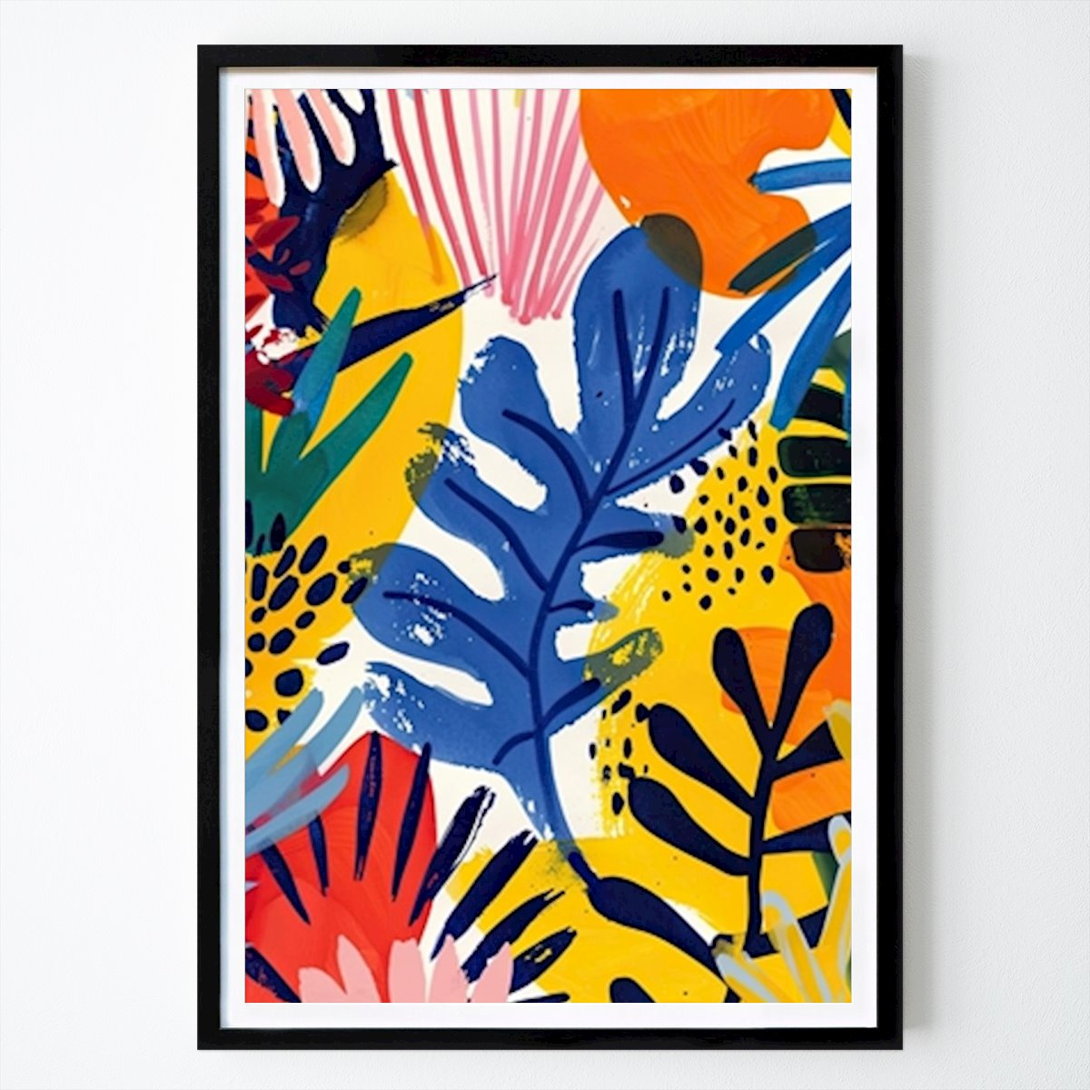 Abstraktes Poster: Matisse Style Flora Bliss von Matisse Vibes