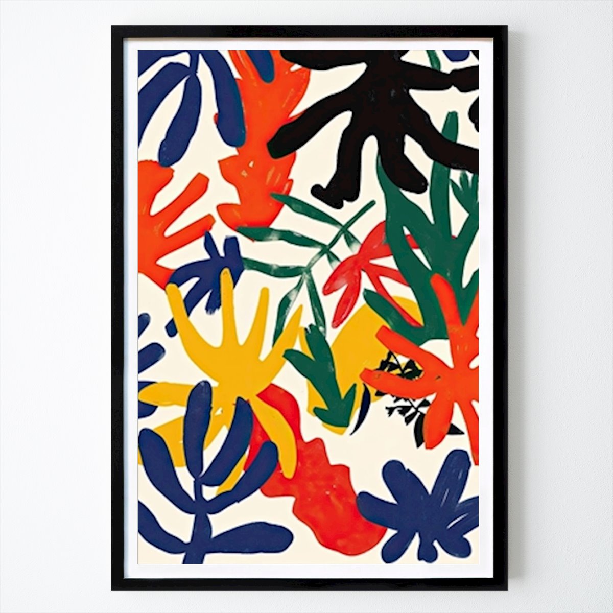 Italien Poster: Bold Matisse Leaf Collage von Matisse Vibes
