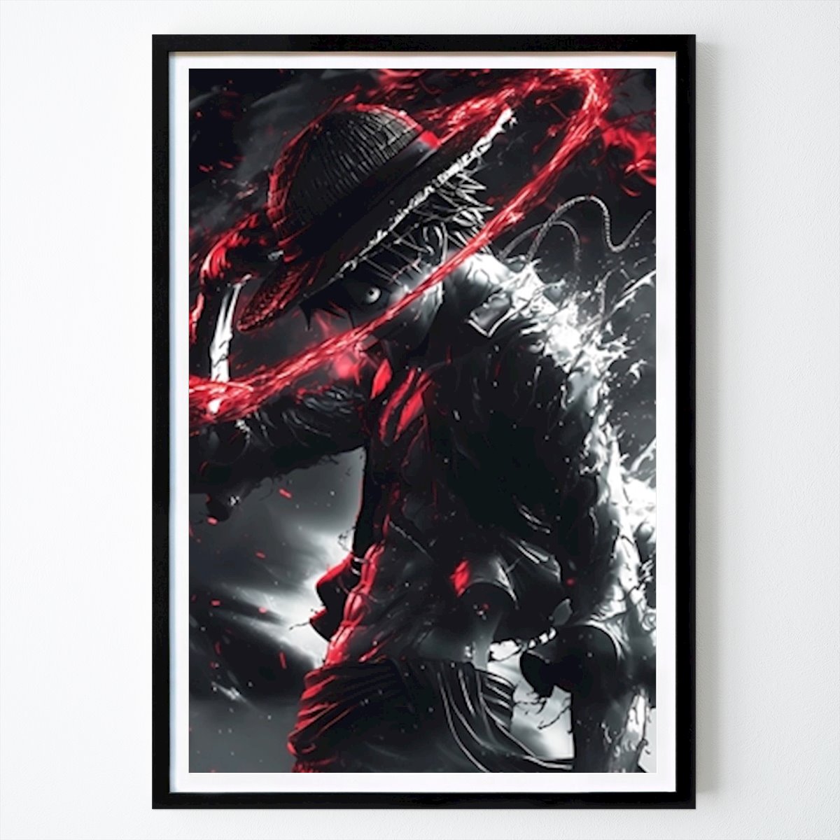 Abstrakt Poster: Luffy Stråhatt av Faissal Thomas