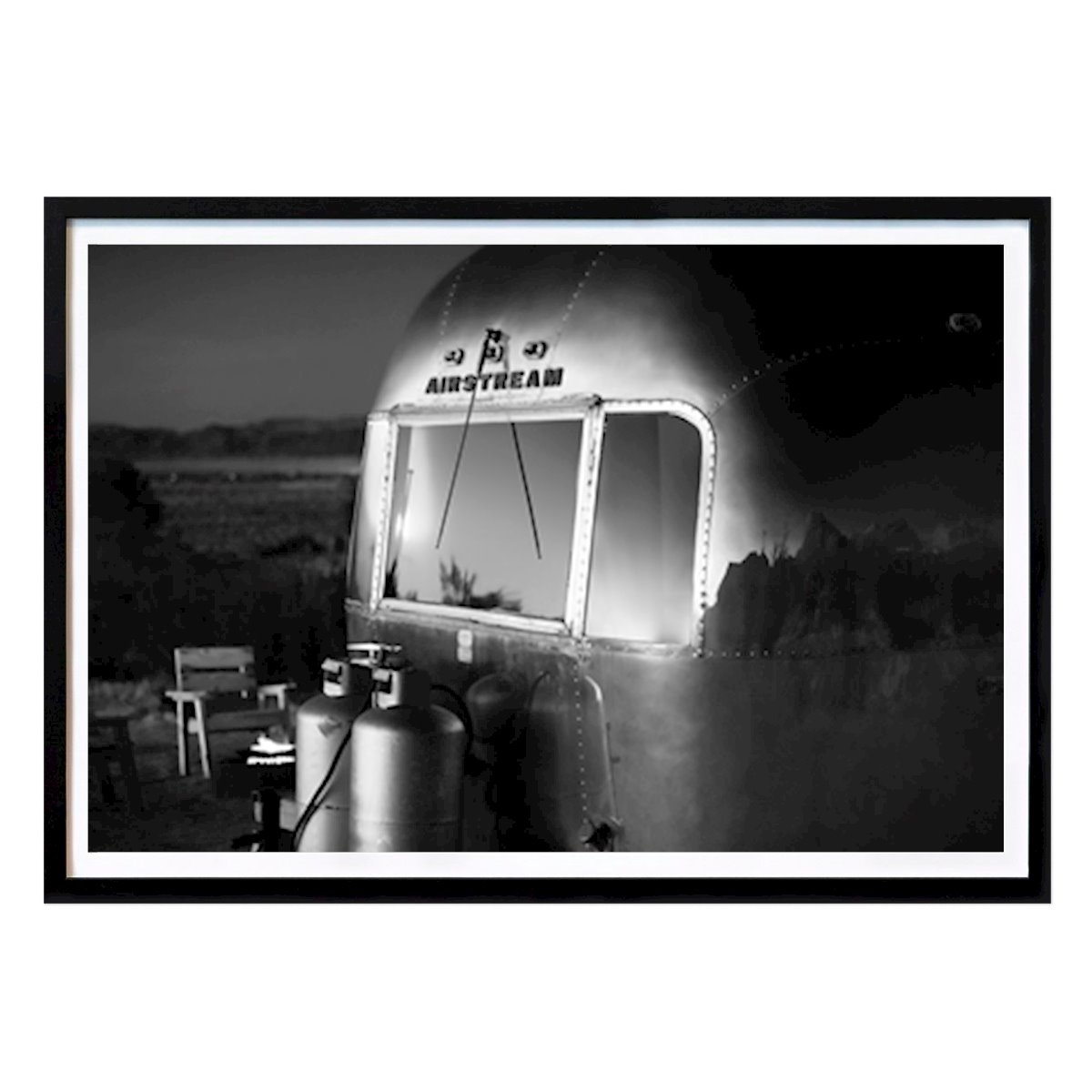 Černobílé Plakát: Airstream Noc od Philippe HUGONNARD