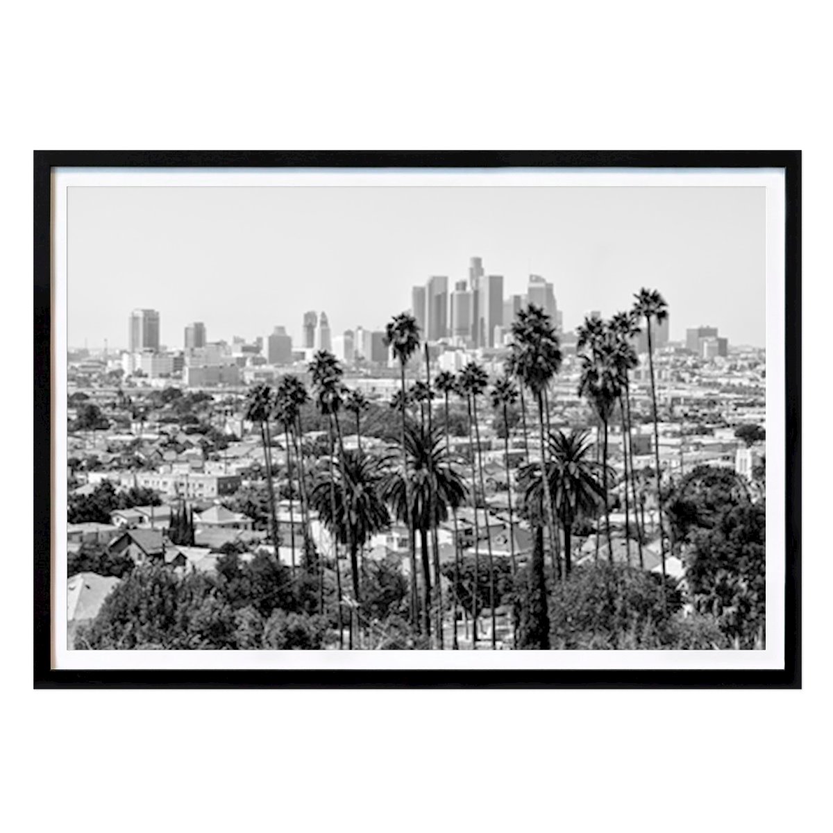 Preto e branco Poster: Los Angeles de Philippe HUGONNARD