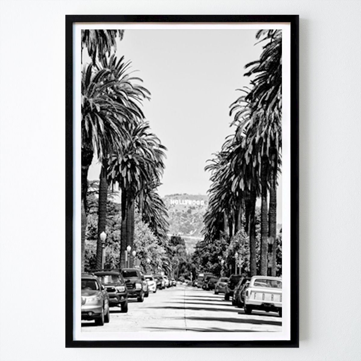 Black & White Poster: Downtown Los Angeles by Philippe HUGONNARD