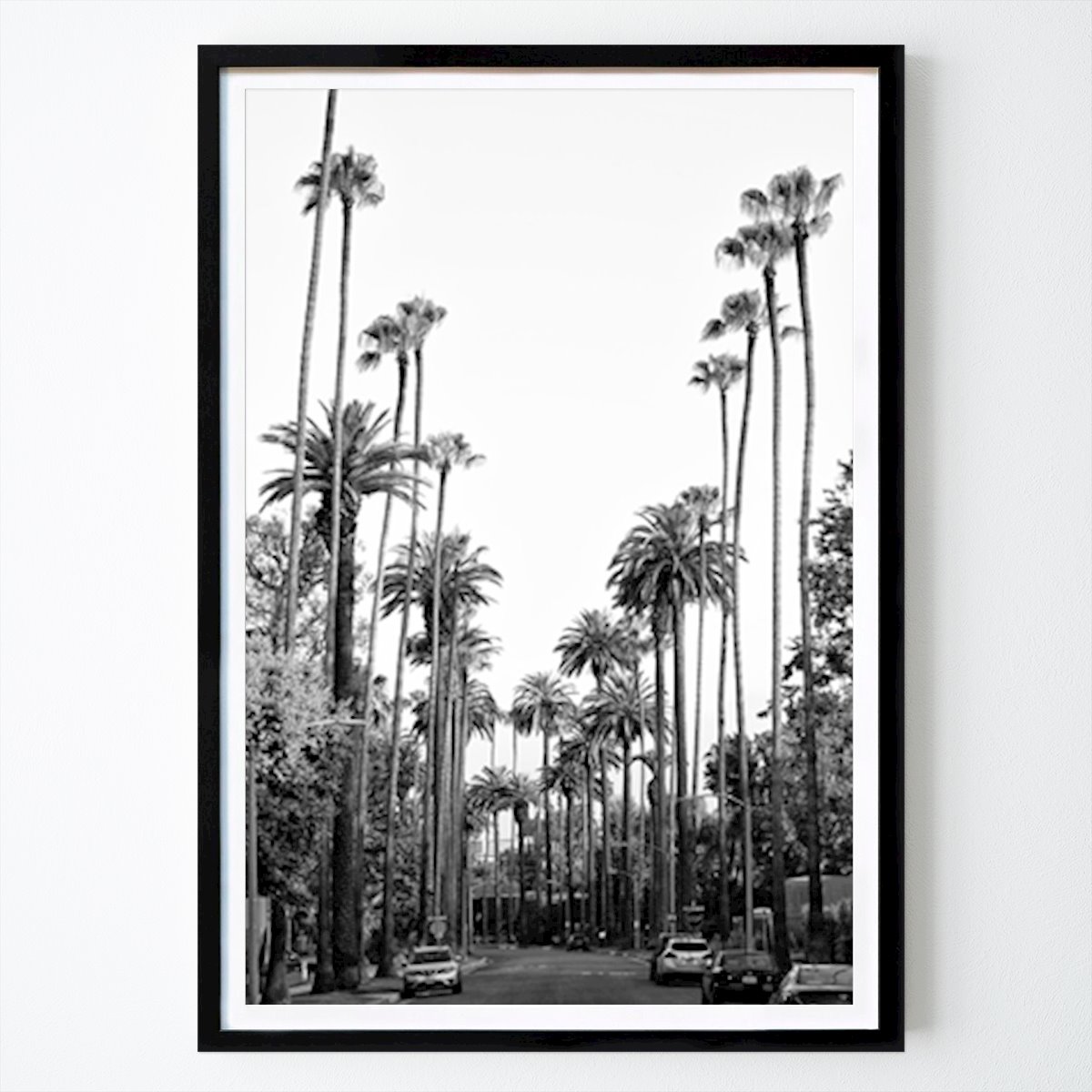 Platser & Städer Poster: Los Angeles palmer av Philippe HUGONNARD
