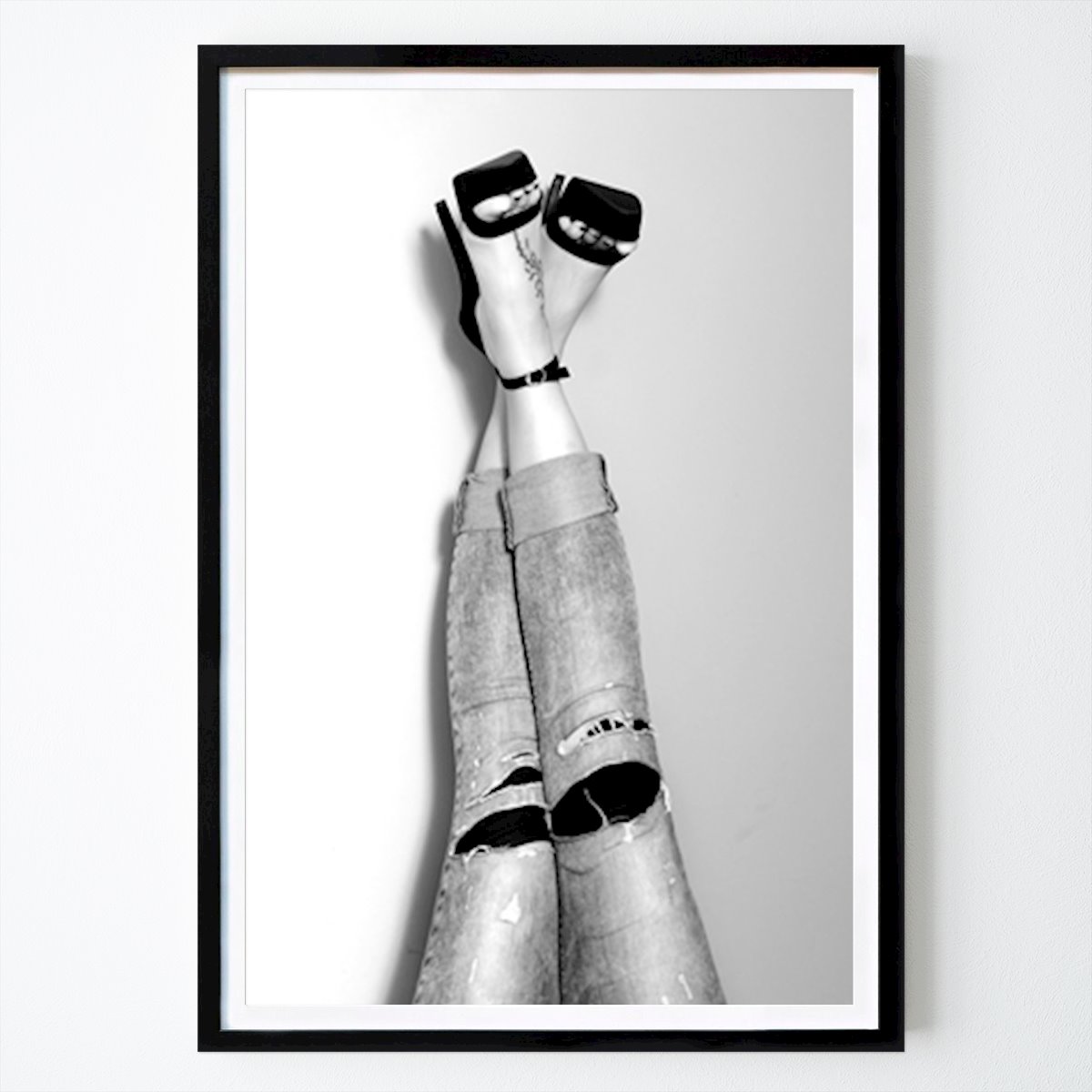 Black & White Poster: Legs and Tattoo by Marc Philipp