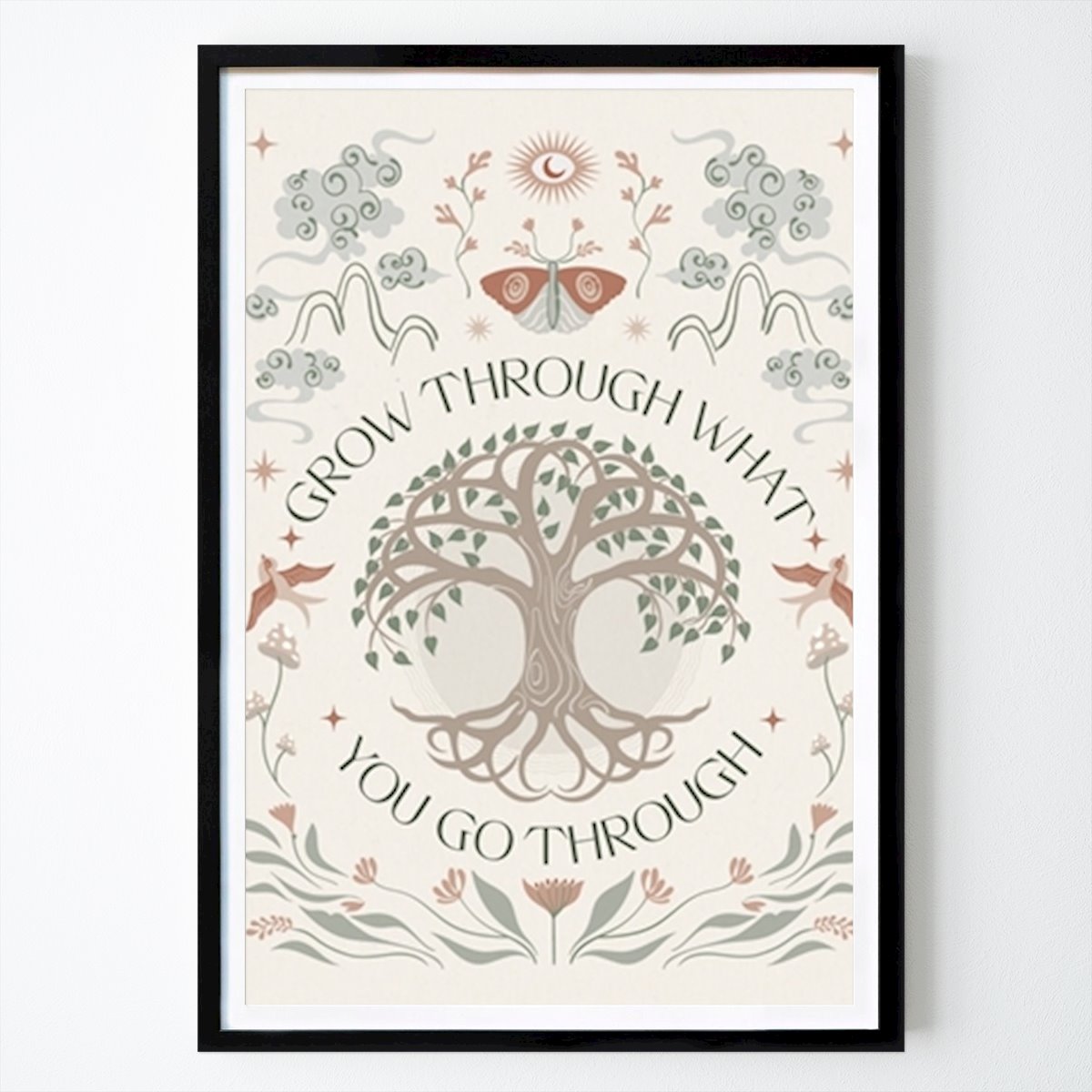 Citation & Text Poster: Tree of growth by KsanaKalpa