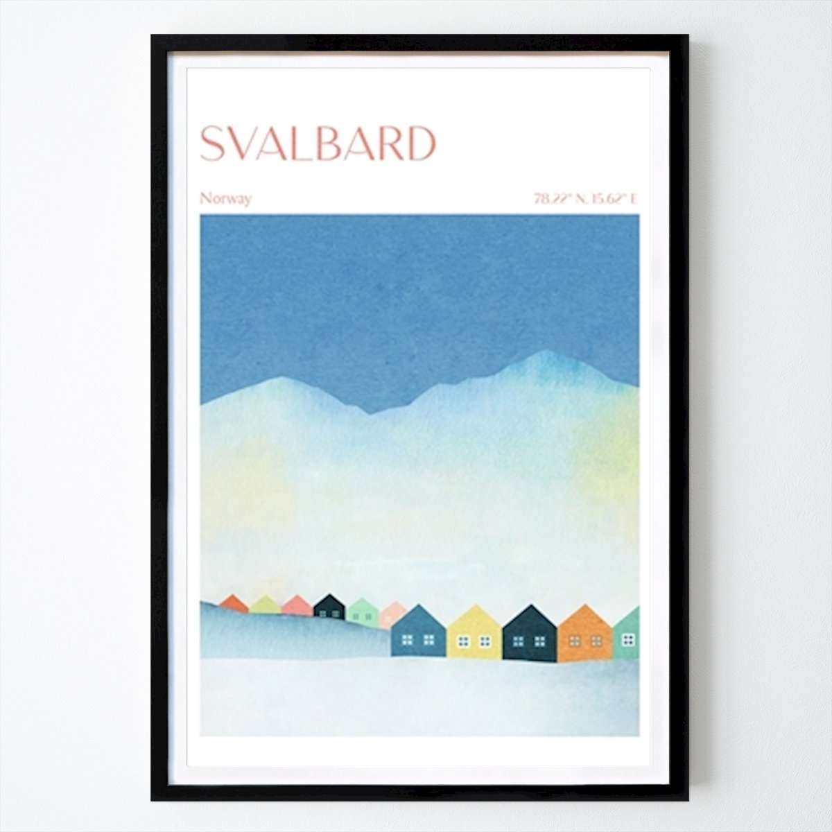 Illustration Plakat: Svalbard hytter #2466024 av Longwayhome
