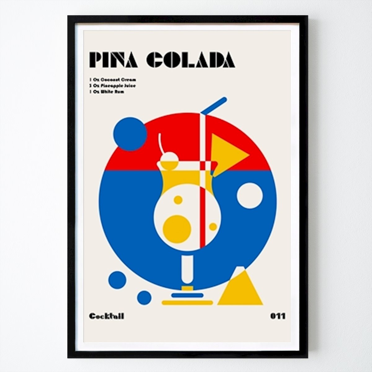 Bauhaus Poster: Pina Colada #2664118 von Retrodrome