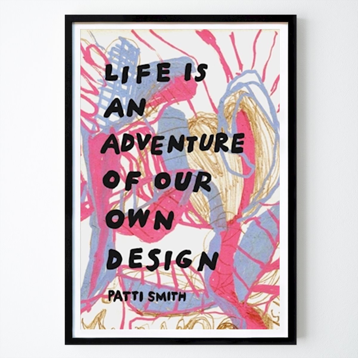 Citat & Tekst Plakat: Af vores eget design av Jessica Pleur