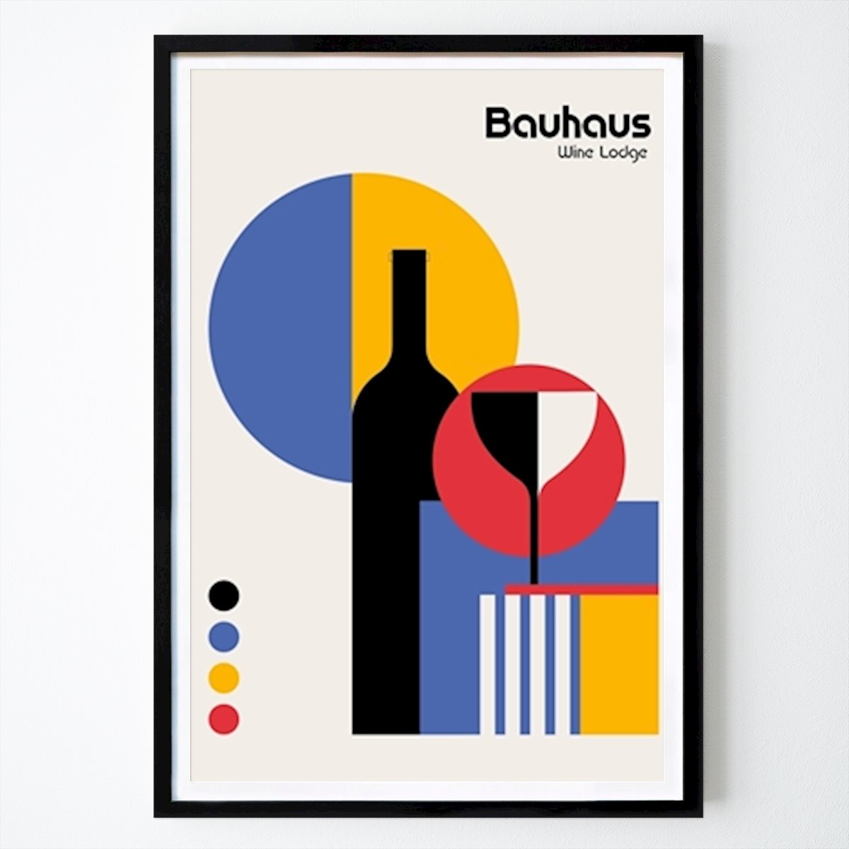 Bauhaus Poster: Bauhaus Wine Lodge #2665044 de Retrodrome