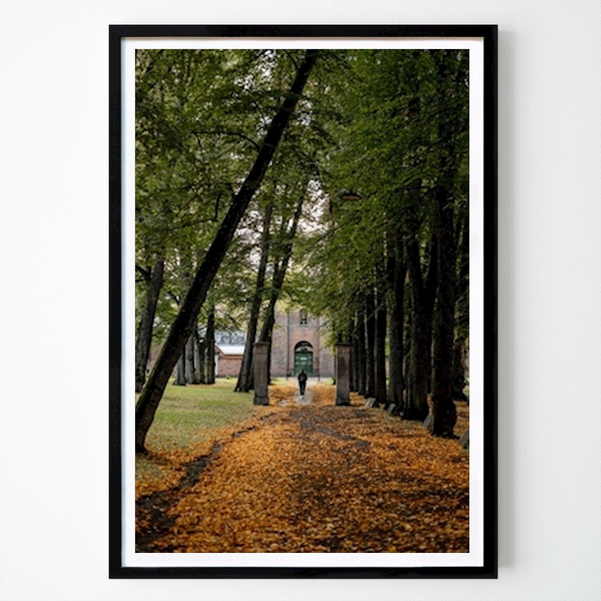 Oslo Poster: Herbstlaub in Botsen von Nils Fredrik Wisløff-Høgestøl